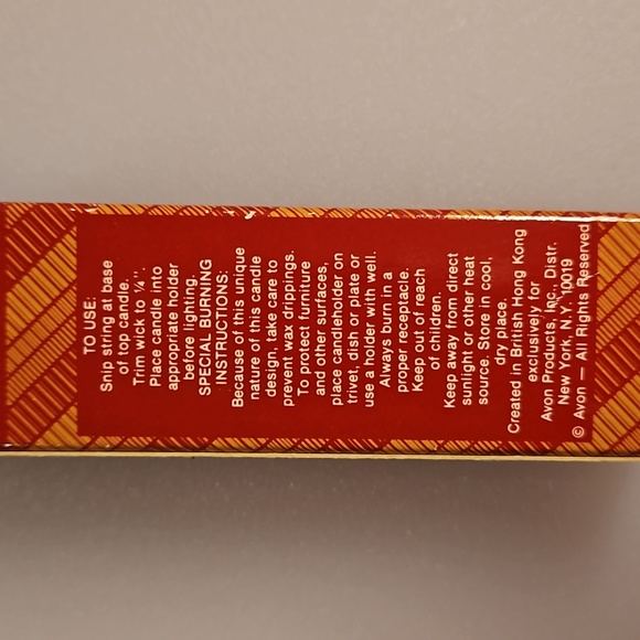 Avon gift collection 3 Wee Teddy Candles 1987   NIB Vintage - Picture 4 of 6